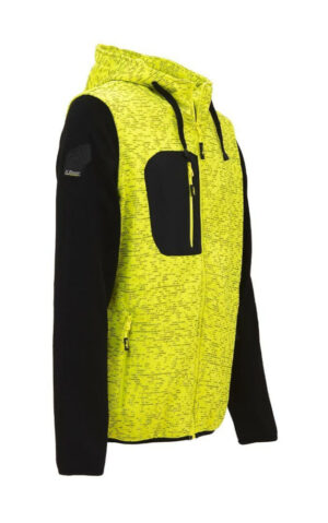 U-POWER - Felpa yellow fluo RAINBOW