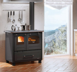La nordica - cucina legna family 4,5 bianca