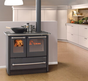 La nordica - cucina legna sovrana easy evo 2.0 nero antrac. 7014521