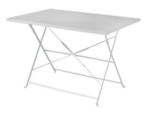 MOIA - TAVOLO BISTRO 110X70 CM. FERRO BIANCO