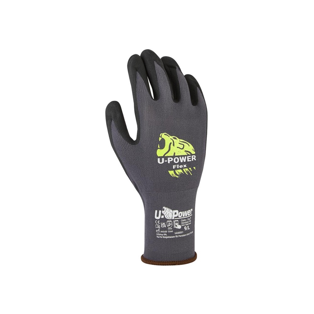 guanto-da-lavoro-upower-modello-flex-colore-grigio-nero-fronte