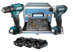 MAKITA - AVVITATORE KIT CLX228SAX2 HP333+TD110+3 batt 2ah + VALIGIETTA C/23 ACC