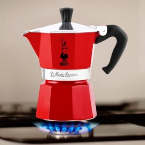 BIALETTI - CAFFETTIERA MOKA EXPRESS  Alluminio colore ROSSO,