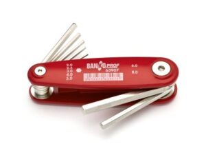 BANKO - SET CHIAVI MASCHIO ESAGONALE  Serie 6 pezzi : 2.0 / 2.5 / 3.0 / 4.0 / 5.0 / 6.0  mm